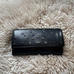 Black Studded Zadig & Voltaire Wallet